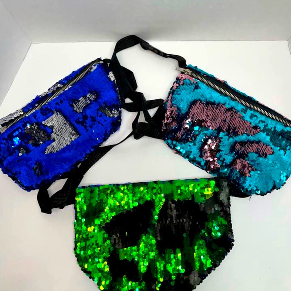 Sequin Fanny packs